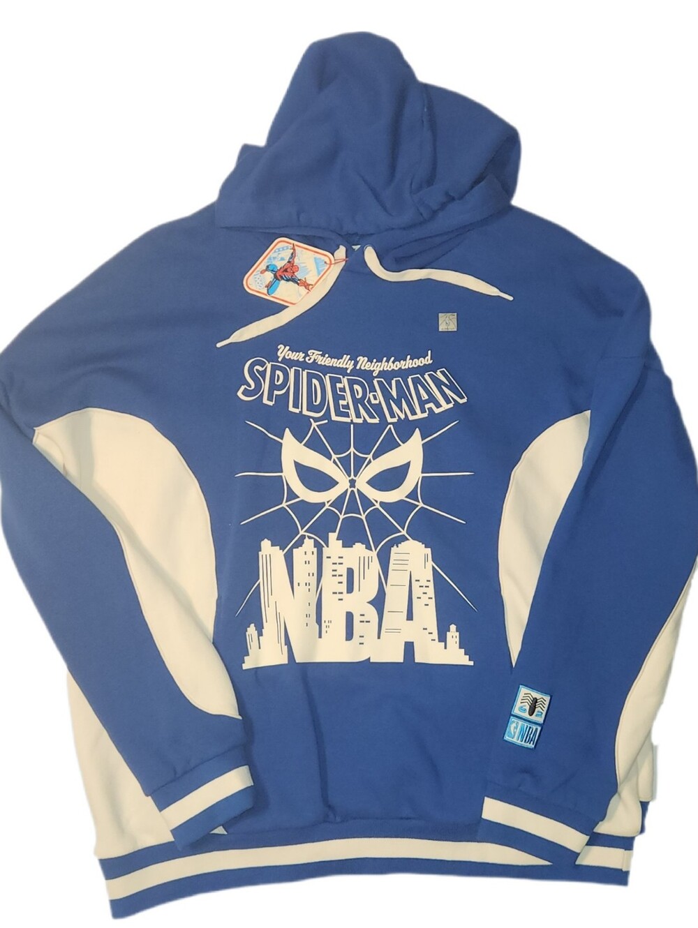 Spider-Man NBA Pullover Hoodie Marvel New